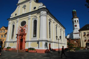 Holy Trinity and St. Louis churches were rebuilt after WWII