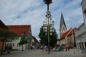 The center of Dettingen unter Teck