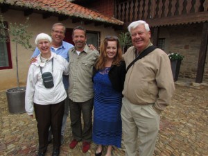 Carol, left and Art, right will join us again this year for a trip, this time, to southern Portugal and southern Spain.