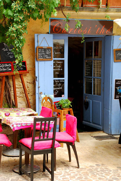 Colorful tea shop in Uzes, Provence | European Focus