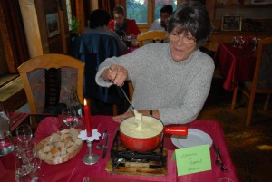 Marianne had her dream fulfilled in the fall of 2014 when she visited the alpine village of Appenzell, Switzerland. James knew that she wanted fondue for lunch, so he arranged it, even though it was not really fondue "season" yet in Switzerland. It was a life highlight for Marianne. 