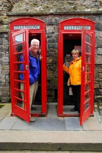 Two of our guests enjoying Edinburgh