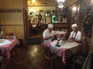 Art and Carol love discovering what they call "Holes in the Wall" where the locals go and where you find great food. We found one in Eisleben, where we saw Luther's birth house and had soljanka, a Russian soup. 