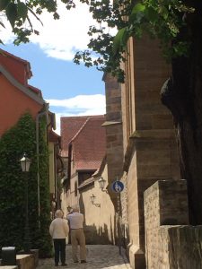 Scenes of Erfurt, where Martin Luther converted and became an Augustinian Monk. We also saw the place where lightning struck and where he made his vow to become a monk if he were saved from the storm. 