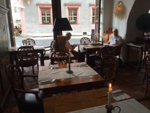 Lunch in a classy place in Goerlitz, the farthest eastern town in Germany