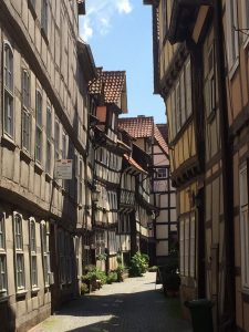 A stop to walk around half-timbered Hann. Muenden, north of Kassel as we made our way back to Frankfurt